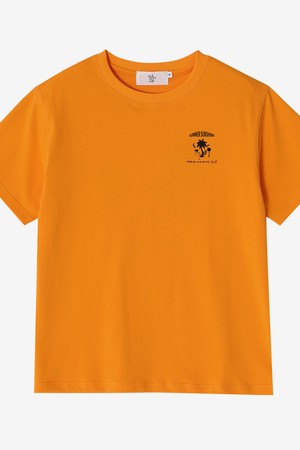 SUMMER UNISEX T-SHIRT ORANGE 남녀공용 썸머 티셔츠 오렌지