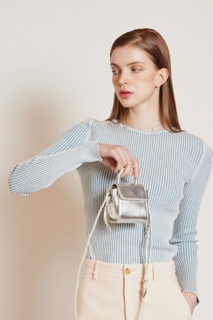 PANIER JINI MINI BAG-SILVER