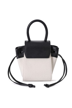 PANIER JINI CANVAS BAG-BLACK