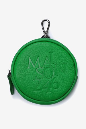 메종246 COIN WALLET POUCH - GREEN 원형 파우치 동전지갑 그린