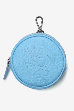 메종246 COIN WALLET POUCH - BLUE 원형 파우치 동전지갑 블루