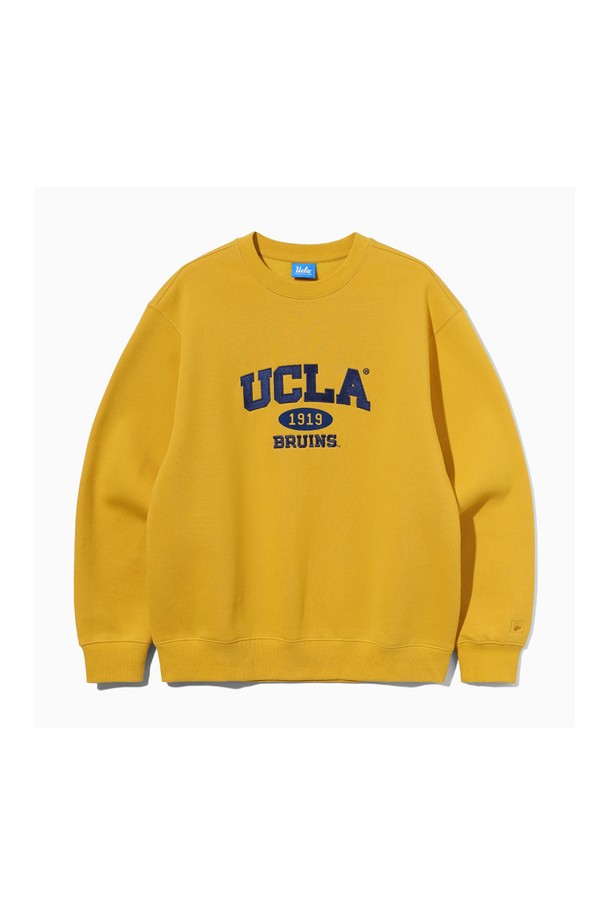 UCLA - 스웨트셔츠 - 남녀공용 기모 시그니처 스웨트셔츠[YELLOW](UABLT90_75)