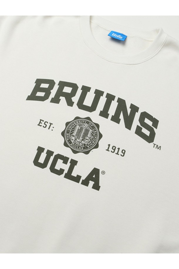 UCLA - 스웨트셔츠 - 남성 BRUINS 베이직 스웨트셔츠[O-WHITE](UZBLTAA_33)