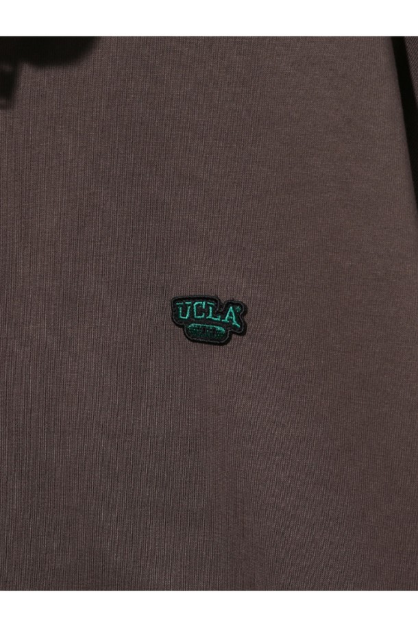 UCLA - 사파리/필드자켓 - UCLA 스몰 와펜 오버핏 집업[BROWN](UA9GD91_55)