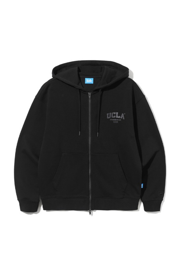 UCLA - 후디 - UCLA 스몰로고 베이직 후드 집업[BLACK](UA9GD90_39)