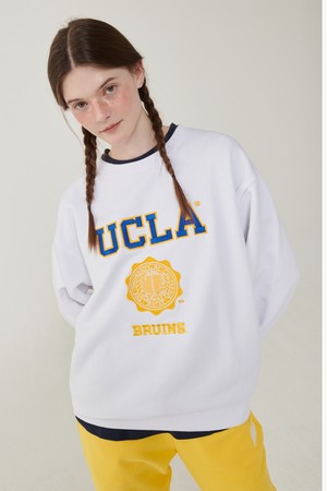 로고 씰 스웨트셔츠 [WHITE](UY2LT01_31)