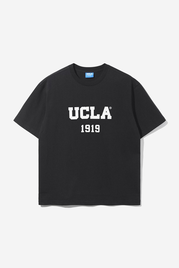 UCLA - 반팔티셔츠 - 남성 빅로고 레귤러핏 반팔티셔츠[BLACK](UB5ST91_39)
