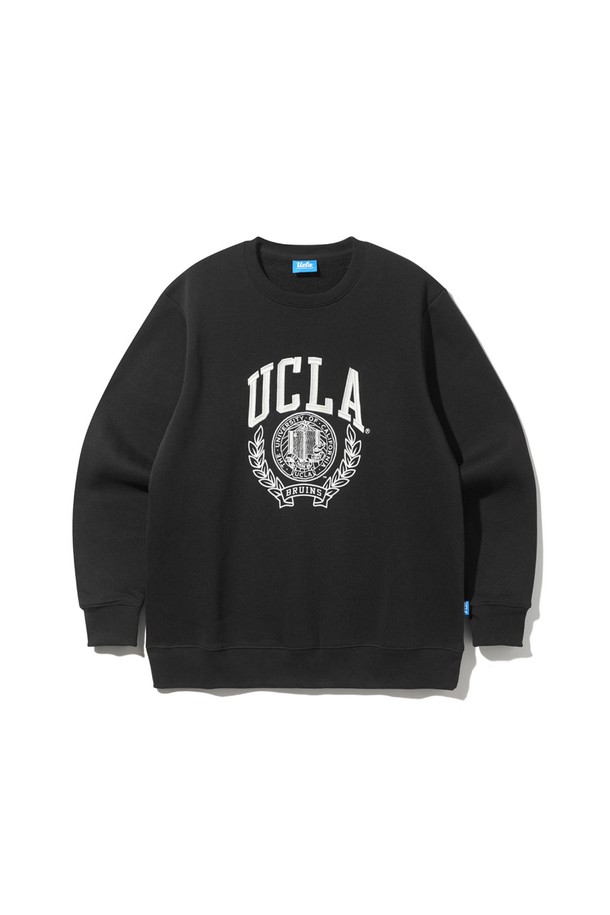 UCLA - 스웨트셔츠 - UCLA 남여공용 기모 스웨트셔츠[BLACK](UZWLTV1_39)