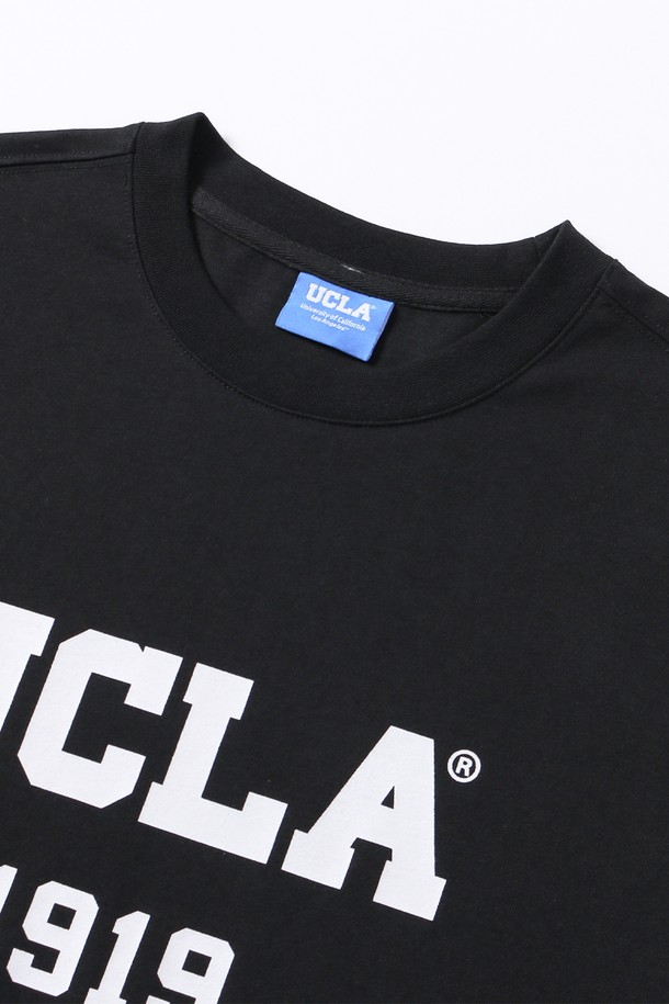 UCLA - 반팔티셔츠 - 남성 빅로고 레귤러핏 반팔티셔츠[BLACK](UB5ST91_39)