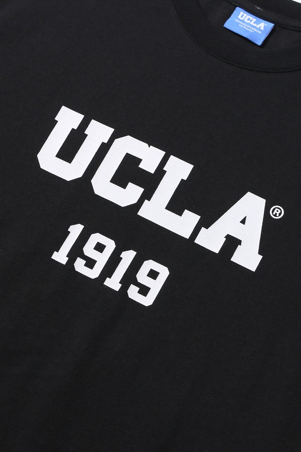 UCLA - 반팔티셔츠 - 남성 빅로고 레귤러핏 반팔티셔츠[BLACK](UB5ST91_39)