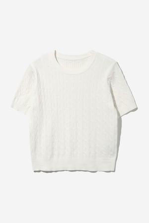 여성 베이직 케이블 니트 스웨터[IVORY](UB3SK5A_22)