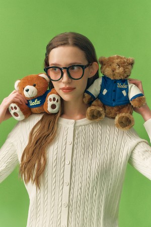 여성 베이직 케이블 니트 카디건[IVORY](UB2GD2A_22)