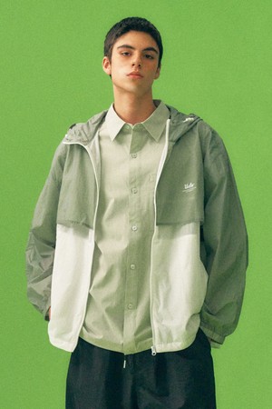 남여공용 절개배색 초경량 윈드레이커 재킷[MINT](UB3UJ5A_61)