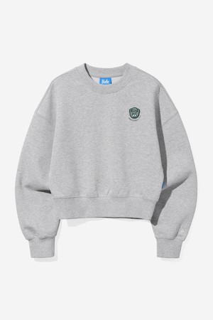 [UCLA] 여성 곰돌이 세미크롭 스웨트셔츠[L-M-GREY](UB2LT50_12)