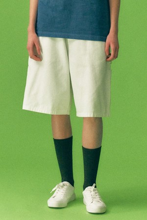 남녀공용 버뮤다 카펜터 데님팬츠[O-WHITE](UB4DH81_33)