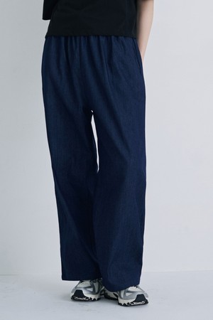 여성 데님 풀밴딩 와이드 팬츠(HB5DP52)