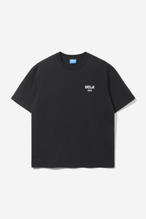 남성 스몰로고 레귤러핏 반팔 티셔츠[BLACK](UB5ST90_39)