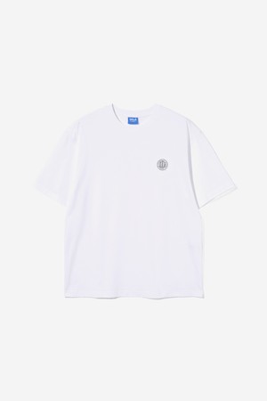 남성 유니버시티 라지 레터링 오버핏 티셔츠[WHITE](UB6ST10_31)