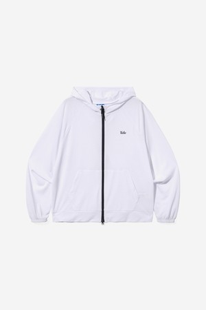 남녀공용 경량 져지 윈드브레이커 후디 집업[O-WHITE](UB3UJ81_33)