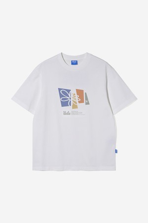 남녀공용 UCLA라이프스타일로고반팔티셔츠[O-WHITE](UB3ST81_33)