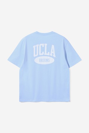 남녀공용 브루인스 캠퍼스 로고 반팔 티셔츠[LT-BLUE](UB7STA2_42)