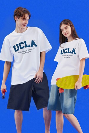 UCLA 베이직 반팔 티셔츠[WHITE](UBMSTK2_31)