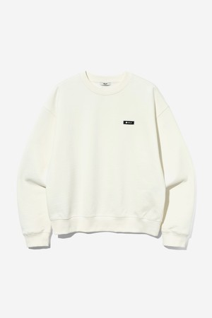 남녀공용 데일리 스몰로고 스웻셔츠[CREAM](UB9LT29_21)