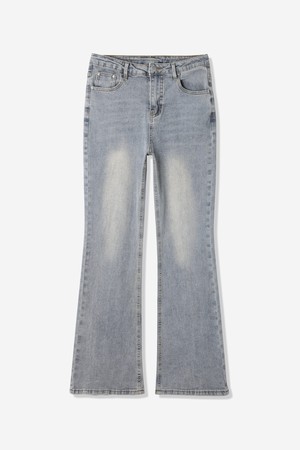 여성 부츠컷 워싱 데님 팬츠(HB7DP50)