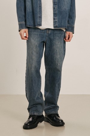 남성 배기핏 데님 팬츠(HB7DP02)