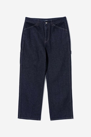 남녀공용 프레피 와이드 헤머루프 데님 팬츠[DP-INDIGO](UB8DP02_08)