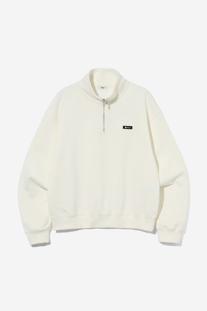 남녀공용 데일리 스몰로고 하프집업[CREAM](UB9LT37_21)