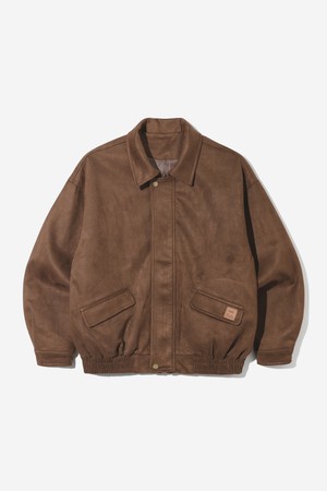 여성 스웨이드 블루종 점퍼[BROWN](UBAUJ55_55)