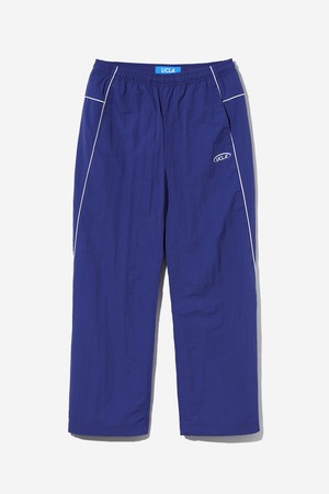 남녀공용 스포티브 배색 파이프 벌룬 와이드 팬츠[BLUE](UB9LP44_43)