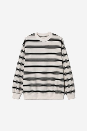 남성 플란넬 멀티 스트라이프 라운드 티셔츠(HBALT11)