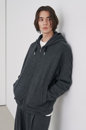 남성 기모 후드 집업(HBAUJ49)