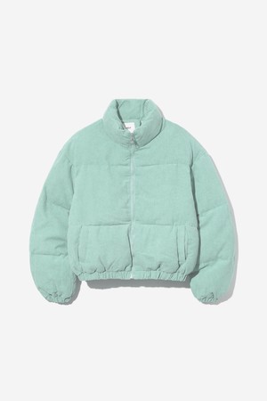 여성 크리미 코듀로이 숏 패딩(UBBUJ50)