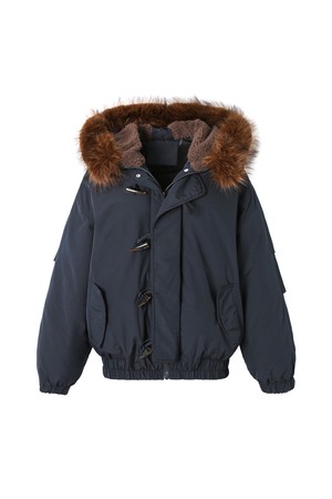 여성 페이크퍼 트리밍 봄버 점퍼(HBBPA52)