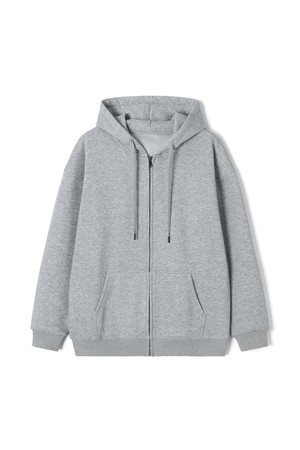 남성 무지 기모 후디 집업(HBBLTA1)