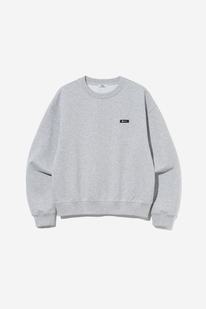 남녀공용 데일리 스몰로고 기모 스웻셔츠[M-GREY](UBCLT29_51)