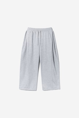 여성 사이드핀턱 밴딩 와이드 기모팬츠[M-GREY](UBCLPA1_51)