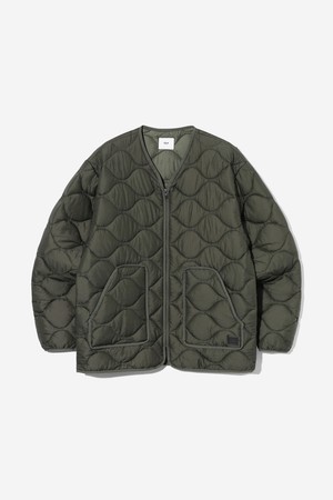 남녀공용 레트로 프레피 U넥 경량 패딩 점퍼[DK-KHAKI](UBAUJ30_64)