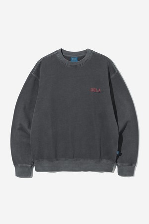 남녀공용 빈티지 스포츠 아트웍 레귤러핏 스웨트셔츠[DK-GREY](UBALT71_36)