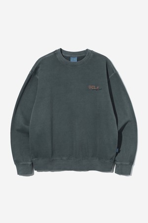 남녀공용 빈티지 스포츠 아트웍 레귤러핏 스웨트셔츠[DK-GREEN](UBALT71_68)