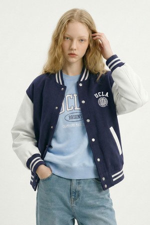 여성 져지 바시티 자켓[NAVY](UC2UJ50_45)