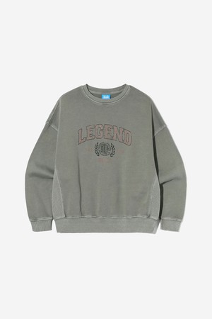 [UCLA] 여성 UCLA 피그먼트 오버핏 스웻 셔츠[KHAKI](UC2LTK8_65)