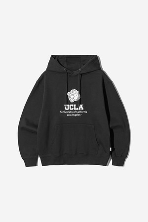 남녀공용 UCLA 플리스 기모 후드티[BLACK](UC1LTK1_39)