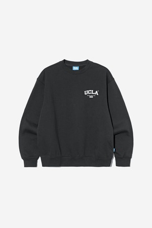 남녀공용 UCLA 베이직 로고 맨투맨[BLACK](UC2LTK4_39)