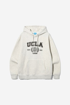 남녀공용 UCLA 베이직 로고 기모 후드티[OATMEAL](UC2LTK6_24)