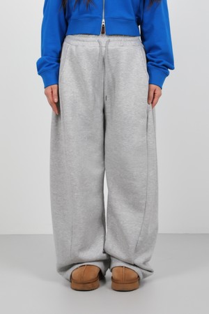 여성 사이드 핀턱 밴딩 와이드 팬츠[M-GREY](UC2LPC1_51)