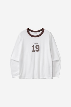 [UCLA] 여성 19NUMBER UCLA 긴팔 티셔츠[IVORY](UC3LTC1_22)